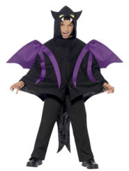 Kids Hooded Bat Cape Costume