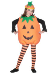 Kids Orange Pumpkin Costume