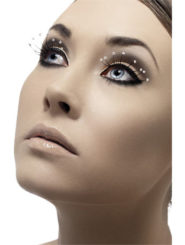 Black Lashes with Droplets